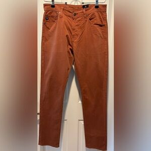 AG Everett SUD Sueded Slim Straight Leg Jeans. 32X34